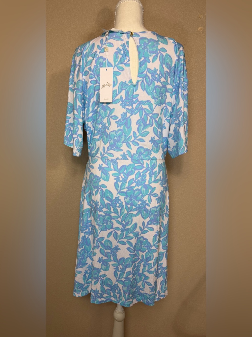 NWT Lilly Pulitzer Shaw Dress in Jacaranda Blue Simply The Zest Women’s Medium - Picture 6 of 13